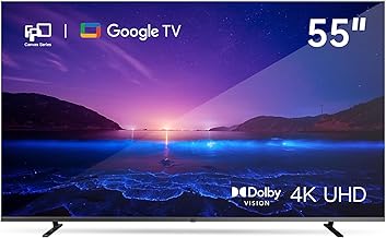 55-inch Smart TV Google TV 4K UHD with Google Play and Google Cast Built-in, HDR 10, Dolby Vision Dolby Atmos, MEMC, Voice Remote, Stream Live TV(Canvas-Series, CG55-C1, 2024 Model)